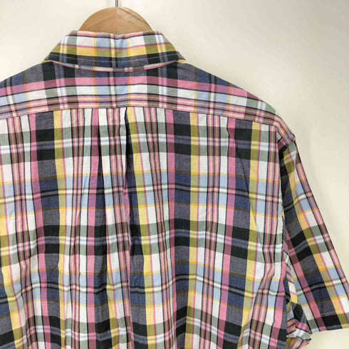 ブルックスブラザーズ BROOKS BROTHERS マドラスチェック ハーフボタン プルオーバーシャツ メンズ JPN:XL