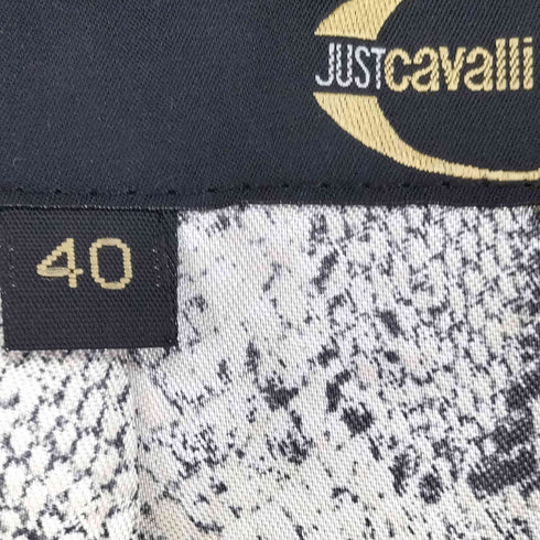 ジャストカヴァリ Just Cavalli 総柄 テーラードジャケット レディース 40