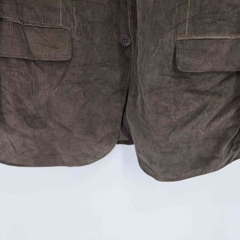 スタッフォード STAFFORD 裏地ペイズリー柄 コーデュロイ エルボーパッチ 2B シングル テーラード ジャケット classic fit メンズ 42R