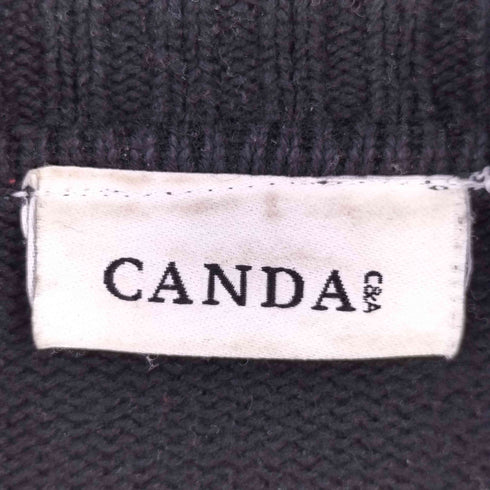 キャンダ CANDA タートルネック コットンニット トップス メンズ import:XXL