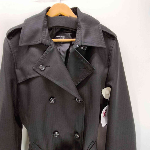 コムサイズム COMME CA ISM シャドー ストライプ トレンチ コート メンズ JPN:L