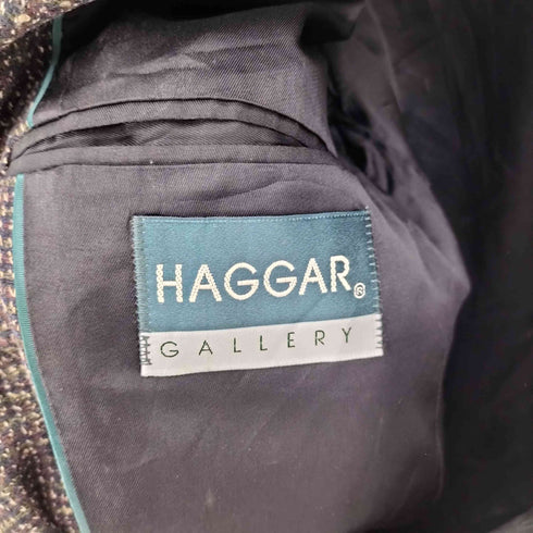 ハガークロージング HAGGAR gallery ツイード テーラードジャケット メンズ US:36