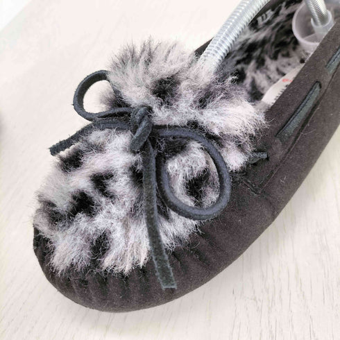 ミネトンカ Minnetonka KRIS レオパードファーモカシン レディース