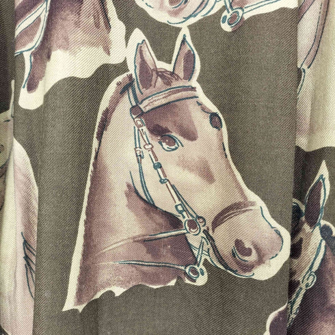 アクアスキュータム AQUASCUTUM ホースプリントプリーツスカート レディース 11