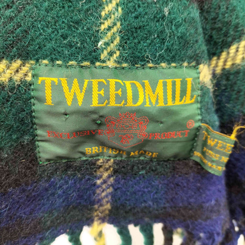 ツイードミル TWEEDMILL チェック ウールマフラー レディース