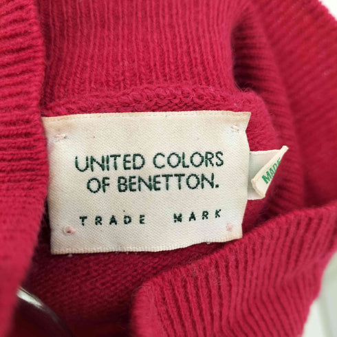 ユナイテッドカラーズオブベネトン UNITED COLORS OF BENETTON 80-90S ウール タートル ネック ニット セーター メンズ import:M
