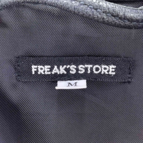 フリークスストア FREAKS STORE ラムレザー シングルライダースジャケット レディース 36
