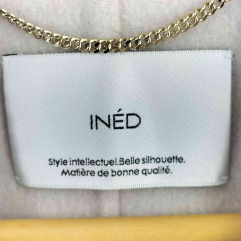 イネド INED ドロップショルダーリバーコート レディース 7