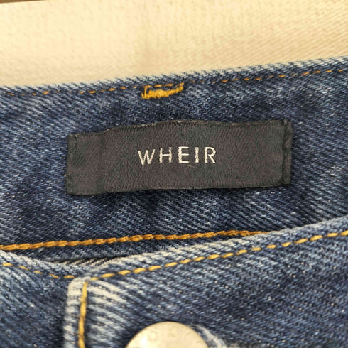 WHEIR ボタンフライ ストレート デニム パンツ メンズ