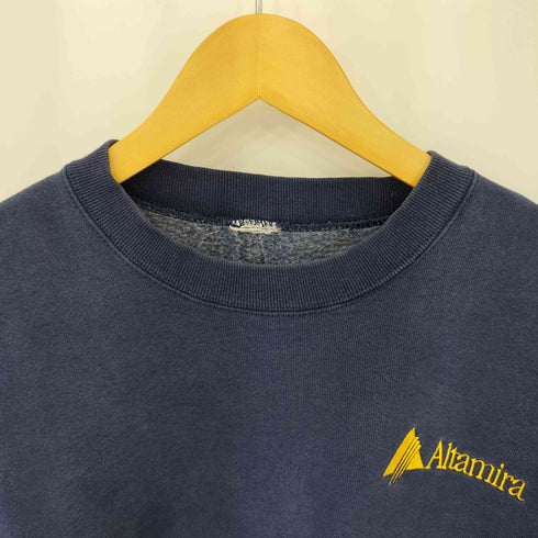 90-00s Altamira ロゴ刺繍 クルーネックスウェットトレーナー メンズ