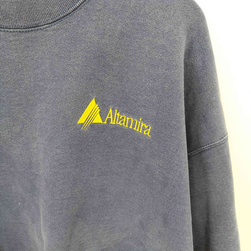 90-00s Altamira ロゴ刺繍 クルーネックスウェットトレーナー メンズ