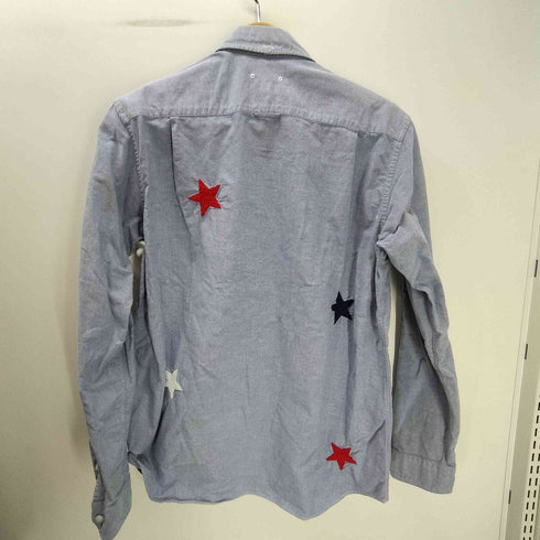ソフネット SOPHNET. 17SS STAR EMBROIDERY B.D SHIRT スター 刺繍 ボタンダウン シャンブレー シャツ メンズ JPN:M