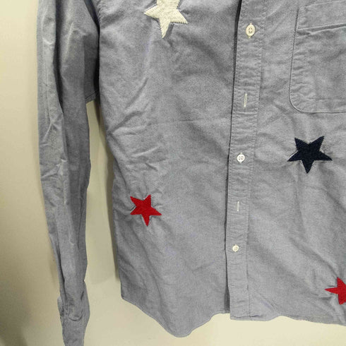 ソフネット SOPHNET. 17SS STAR EMBROIDERY B.D SHIRT スター 刺繍 ボタンダウン シャンブレー シャツ メンズ JPN:M