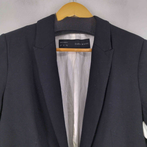 ザラ ZARA レーヨン混 テーラードジャケット レディース import:XL