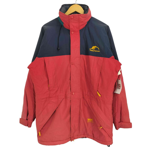 ヘリーハンセン HELLY HANSEN 80-90S ロゴ刺繍 ナイロン パッカブル ジャケット メンズ import:S