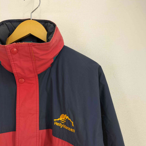 ヘリーハンセン HELLY HANSEN 80-90S ロゴ刺繍 ナイロン パッカブル ジャケット メンズ import:S