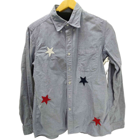 ソフネット SOPHNET. 17SS STAR EMBROIDERY B.D SHIRT スター 刺繍 ボタンダウン シャンブレー シャツ メンズ JPN:M