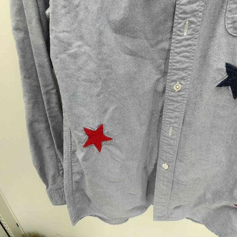 ソフネット SOPHNET. 17SS STAR EMBROIDERY B.D SHIRT スター 刺繍 ボタンダウン シャンブレー シャツ メンズ JPN:M