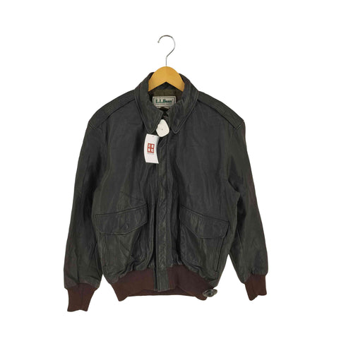 エルエルビーン L.L.Bean 80S USA製 ロケットタロン A2 レザージャケット メンズ US:38