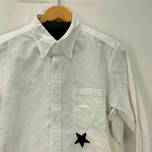 ソフネット SOPHNET. 17SS STAR EMBROIDERY B.D SHIRT スター 刺繍 ボタンダウン シャツ メンズ JPN:M