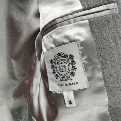 ビリオネアボーイズクラブ Billionaire Boys Club BBC SPACE BEACH スペース ビーチ ロゴ 刺繍 パネル 切替 1B テーラード ジャケット メンズ JPN:M