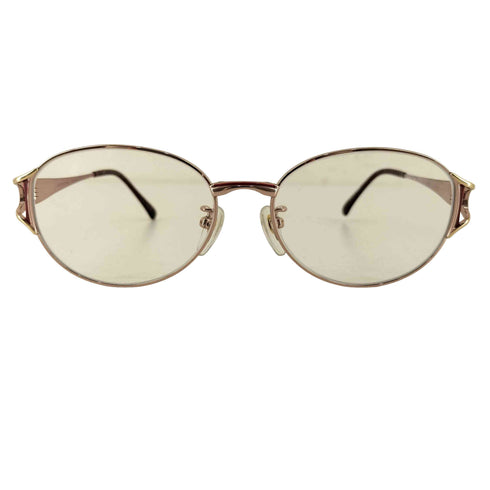 イヴサンローラン Yves Saint Laurent OLD デザインフレーム眼鏡 レディース 53口16 135