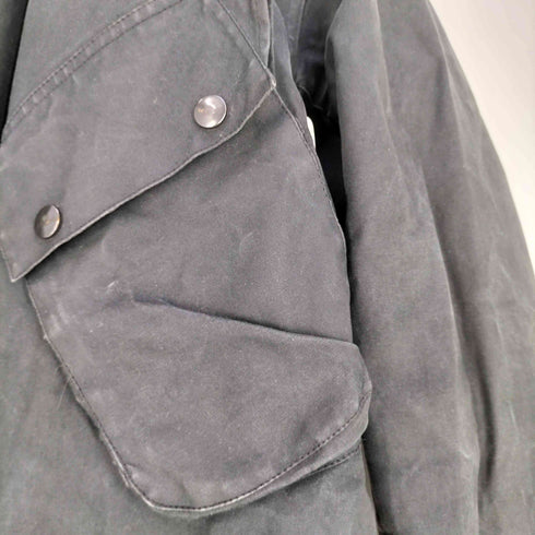 GRENFELL SPORT 英国製 襟裏コーデュロイ 裏地チェック ジップアップ マルチポケット ジャケット メンズ UK:36