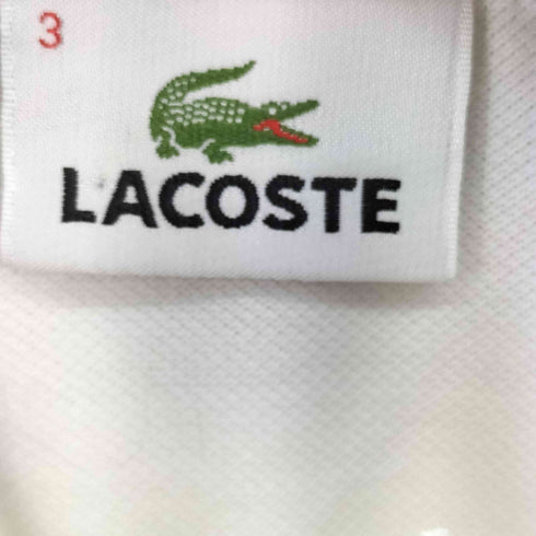 ラコステ LACOSTE ワンポイント刺繍 S/S ポロシャツ レディース 3