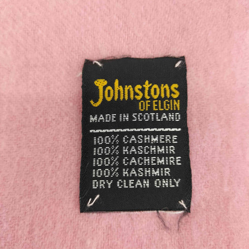 ジョンストンズオブエルガン johnstons of elgin カシミヤ マフラー レディース
