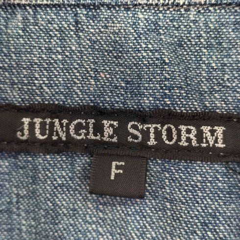 ジャングルストーム JUNGLE STORM 総柄 デニムジャケット レディース FREE