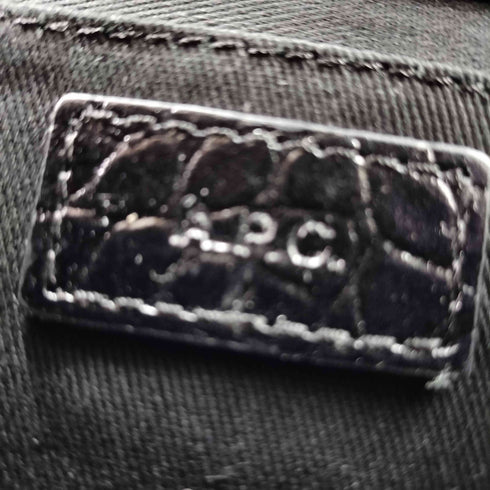 アーペーセー A.P.C. クロコ型押し ハーフムーン ショルダーバッグ レディース