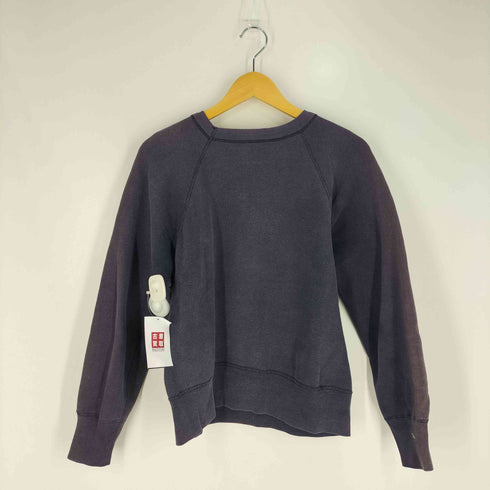 チャンピオン Champion 60S USA製 ランタグ PURDUE UNIVERSITY カレッジ 3段 プリント ラグラン スリーブ クルーネック スウェット フェード メンズ import:L