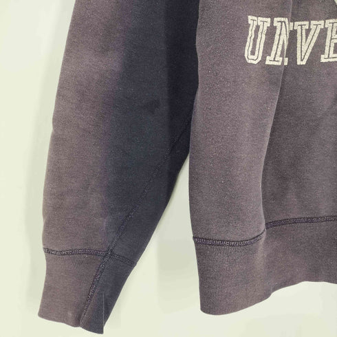 チャンピオン Champion 60S USA製 ランタグ PURDUE UNIVERSITY カレッジ 3段 プリント ラグラン スリーブ クルーネック スウェット フェード メンズ import:L