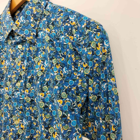 COTON DOUX 総柄 フルーツ L/S シャツ メンズ 38/15