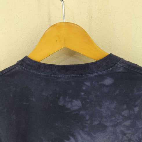 ザマウンテン the mountain 90s USA製 タイダイプリントクルーネックTシャツ メンズ L