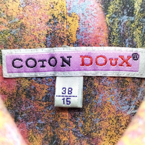 COTON DOUX 総柄 森 L/S シャツ メンズ 38/15