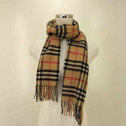 バーバリーズ BURBERRYS ノバチェック 100%カシミヤ マフラー レディース
