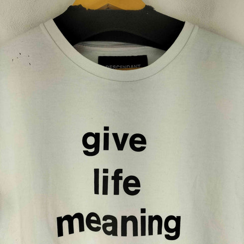 ディセンダント DESCENDANT GLM SS フロント プリント Tシャツ メンズ JPN:2