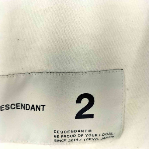 ディセンダント DESCENDANT GLM SS フロント プリント Tシャツ メンズ JPN:2