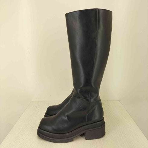 スライ SLY SQUARE TOE CHUNKY KNEE ブーツ レディース JPN:M