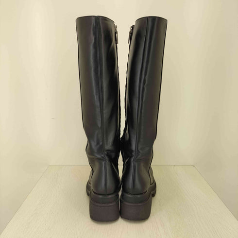 スライ SLY SQUARE TOE CHUNKY KNEE ブーツ レディース JPN:M