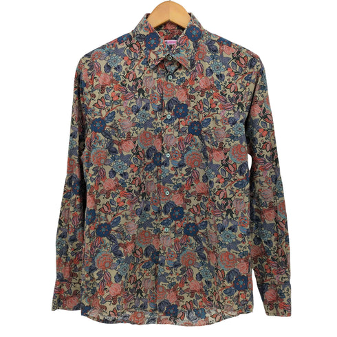 COTON DOUX 花柄 L/S シャツ メンズ 38/15