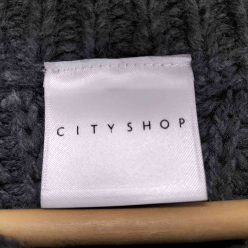シティショップ CITYSHOP ウール ポリ ローゲージニット レディース