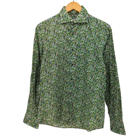 ハイストリート HIGH STREET 日本製 総柄 L/S シャツ メンズ JPN:M