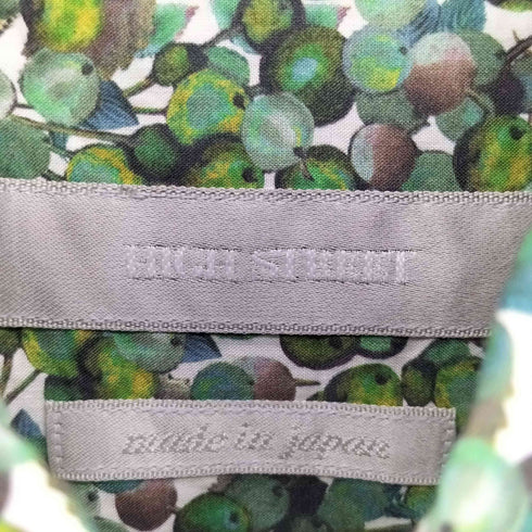 ハイストリート HIGH STREET 日本製 総柄 L/S シャツ メンズ JPN:M