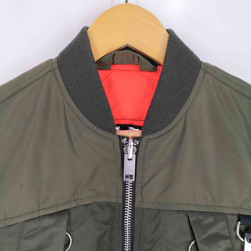 ディーゼル DIESEL REVERSIBLE BOMBER JACKET リバーシブル ボンバー フライト ジャケット MA-1 レディース XXS