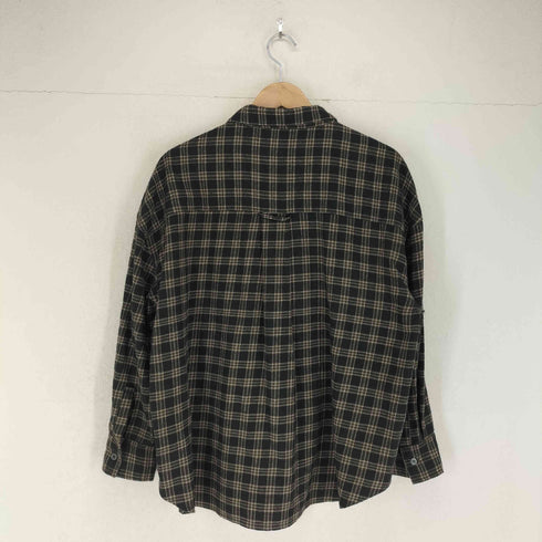 GEORGE'S レーヨン混 チェック柄 シャツ レディース import:M