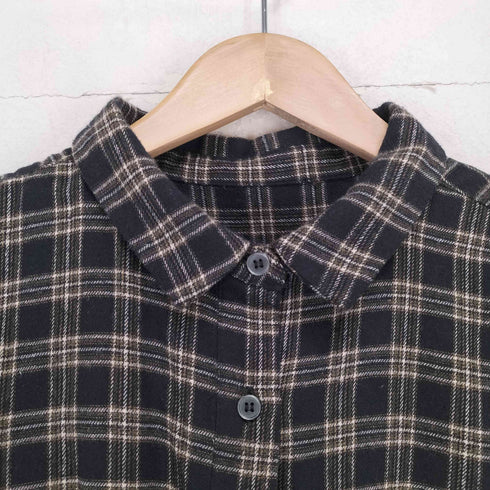 GEORGE'S レーヨン混 チェック柄 シャツ レディース import:M