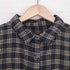 GEORGE'S レーヨン混 チェック柄 シャツ レディース import:M