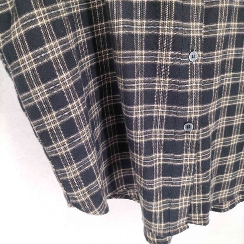 GEORGE'S レーヨン混 チェック柄 シャツ レディース import:M